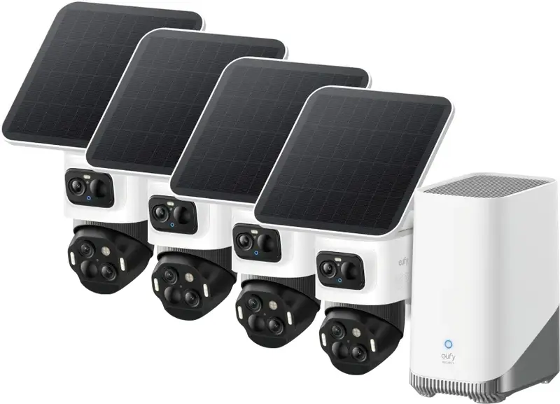 Eufycam S4 4-pack + Homebase 3