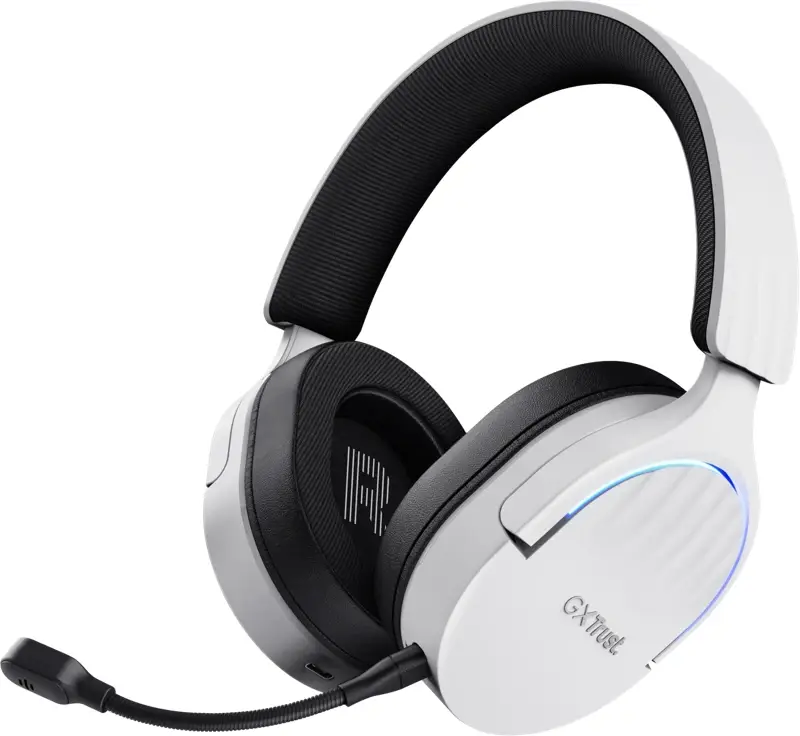 Trust Fayzo GXT491 Draadloze PC/PlayStation headset Wit
