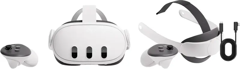 Meta Quest 3 512GB + Elite Strap + BlueBuilt Link Cable