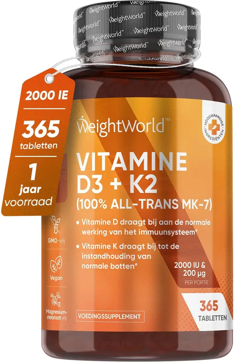 WeightWorld Vitamine D3 K2