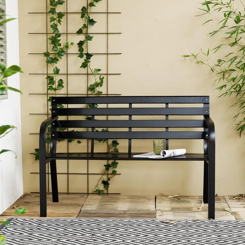 Tuinbank - zwart