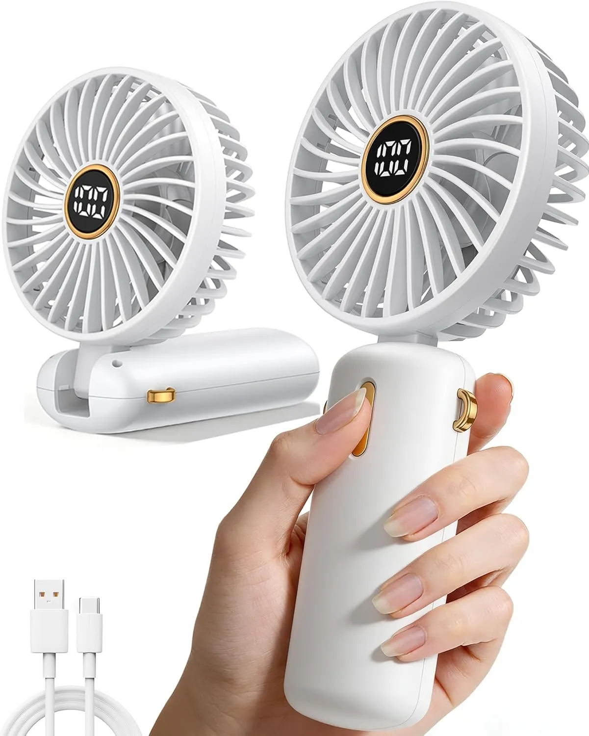 Handventilator Mini Ventilator USB Ventilator Zakventilator Tafelventilator