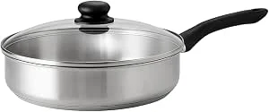 BK Bold Hapjespan Skillet 28 cm, 3,8 L, met Deksel, RVS