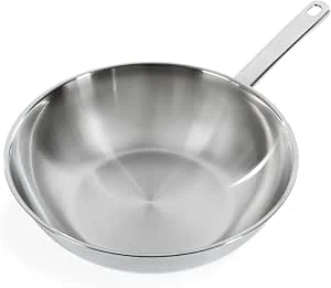 BK Bright Wokpan 28 cm, RVS 18/10, 3-Ply, Inductie