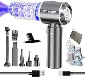 Draadloze Handheld Stofzuiger voor Auto, Krachtig 22000Pa Sterke Cyclonische Zuigkracht Blazende Borstelloze Motor Mini draadloos handstofzuiger accu Draagbaar Oplaadbaar Lichtgewicht