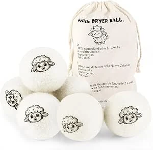 Drogerballen voor wasdroger, 100% hypoallergeen, wasballen voor dons