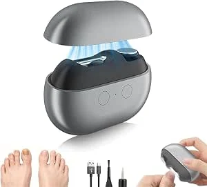 Elektrische nagelknipper, stille elektrische nagelvijl, 4-in-1 elektrische nagelknipper, slimme nagelknipper voor kinderen, senioren met 2 versnellingen, led om te trimmen, voor dikke nagels