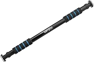 Gymtek Optrekstang voor deurkozijnen, optrekstang monteerbaar zonder schroeven, antislip pull-up bar met schuimrubberen greep, trainingsapparaat voor thuisgym, fitnessapparaten voor thuis