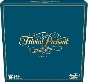 Hasbro Gaming C1940 Trivial Pursuit Spel, Classic Edition, Meerkleurig