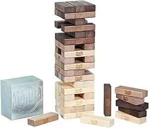 Hasbro Gaming Jenga: Serie Rustiek, spel in doos