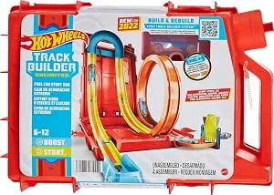 Hot Wheels Unlimited stuntbox-speelset jerrycan met auto