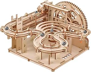 HOTUT Marmeren Run 3D Puzzel Houten, Knikkerbaan Houten Modelbouwsets Voor Volwassenen En Tieners, Zelfmontage Bouwpakketten