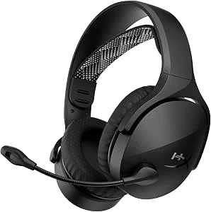 HyperX Cloud Jet Dual Wireless Gaming Headset, 2,4 GHz & Bluetooth, PC, Mac, PS5, PS4, Mobile, 40 mm driver, 25 uur batterijduur, Swivel-to-Mute microfoon, licht ontwerp, zwart