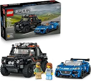 LEGO Speed Champions Jaguar Project 7 en Land Rover Defender 77264