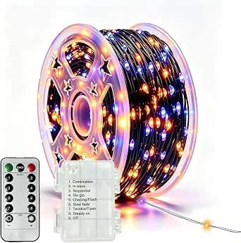 Lichtsnoer voor Halloween, 20 m, 200 leds, Halloween-slinger