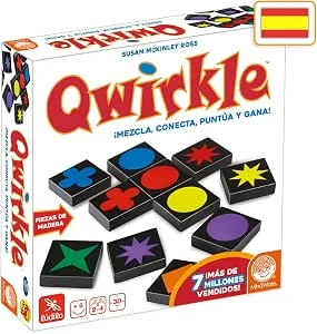 Ludilo Qwirkle Bordspellen voor kinderen vanaf 6 jaar, educatieve spelletjes vanaf 6 jaar, bordspel voor 2 tot 4 spelers, cadeaus voor kinderen en volwassenen