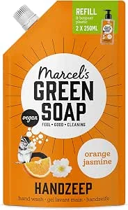 Marcel's Green Soap - Handzeep Navulling Sinaasappel & Jasmijn - Refill - Vegan - 500ml