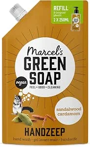 Marcel's Green Soap - Handzeep Navulverpakking Sandalwood & Cardamom - Refill - Vegan - 500ml