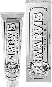 MARVIS® Whitening Mint 85 ml I Tandpasta vor een wittere glimlach I langdurige frisheid I frisse muntsmaak