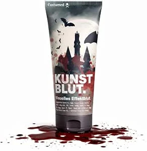 Nepbloed, 50 ml, nepbloed, realistische en wasbare imitatie, nepbloed, voor Halloween en carnaval, voor make-up en verkleden