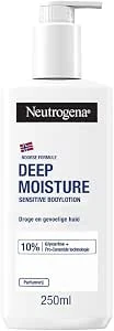 Neutrogena Deep Moisture Bodylotion Sensitive Parfumvrije verzorging 250 ml
