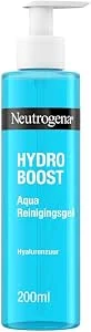 Neutrogena Hydro Boost Aqua Gel Reiniger, effectieve hydraterende lichte gelformule met hyaluronzuur en glycerine, 200 ml
