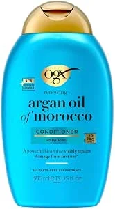OGX Argan Oil of Morocoo Conditioner, Arganolie, Sulfaatvrij, Herstelt Glans & Sterkte, Voor Droog & Futloos Haar, Lichtgewicht Formule, 385 ml