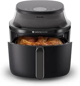 Philips Airfryer 3000 6,2L - RapidAir Plus met kijkvenster