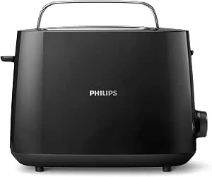 Philips Broodrooster Daily Collection - 8 Bruiningsstanden, Zwart