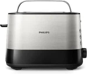 Philips Broodrooster Viva Collection - Extra brede sleuven - Automatisch uitschakelen - Uitneembare kruimellade - 7 Bruiningsniveas - HD2637/90