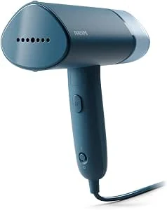 Philips Handheld Kledingstomer 3000-1000W, 100ml tank, blauw