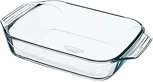 Pyrex 406B000 Ovenschaal, Borosilicaatglas, Transparant, 270.00mm x 170.00mm