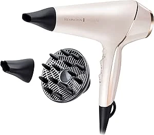 Remington Föhn PROluxe (2400 Watt, Professionele AC-Motor, Ionen Technologie Voor Een Pluisvrij Resultaat, Incl. Diffuser, Coolshot) Hair Dryer AC9140