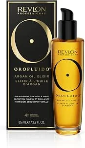 REVLON PROFESSIONAL Orofluido Argan Oil Elixir, 85 ml, voedende Leave in haarverzorging met arganolie, gladmakende haarolie voor soepel, glanzend haar, met anti-kroes, veganistisch