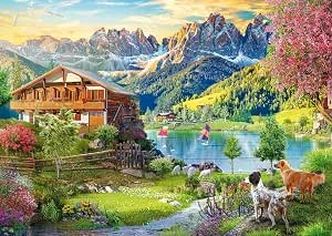 Schmidt Spiele 58886 Recreatie in de Dolomieten, puzzel van 1000 stukjes