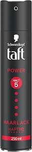 Schwarzkopf Taft Power Haarlak (250 ml), houdgraad 5 haarstyling, haarspray voor alle haartypes, blijft tot 72 uur zitten, veganistische formule