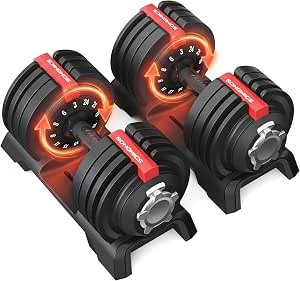 SONGMICS Korte halters set van 2, ruimtebesparend, antislip handgreep, met standaard, fitness en krachttraining voor thuis