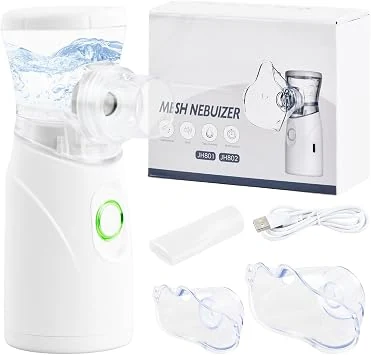 Stille inhalator/vernevelaar, inhalator/inhalatieapparaat voor volwassenen en kinderen, inhalator/vernevelaar, draagbare inhalator/vernevelaar voor thuis en op reis