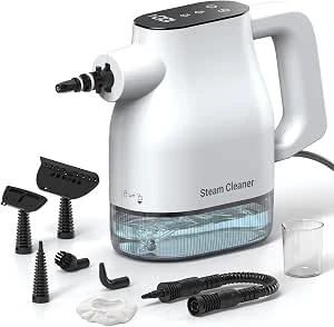 Stoomreiniger met snelle opwarming in 10 seconden, touchscreen