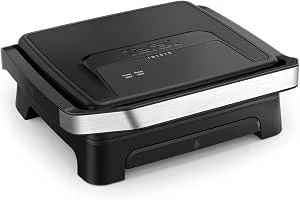 Tefal Inicio Classic Black paninimaker & grill, groot bakoppervlak GC2718