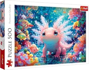Trefl - Puzzels 500 Stukjes, Aksolotl, Klassieke Puzzels