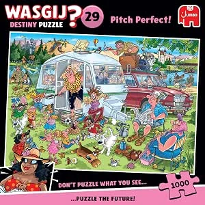 Wasgij Destiny 29 Op de camping, 1000 stukjes puzzel, Legpuzzel volwassenen