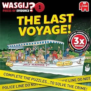 Wasgij Pieces of Evidence 1, The Last Voyage! 3 Legpuzzels voor Volwassenen