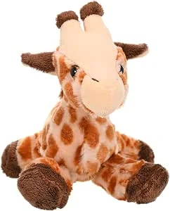 Wild Republic 16241, Giraffe Hug'ems Zacht, Cadeaus voor Kinderen, Knuffel, 18 cm