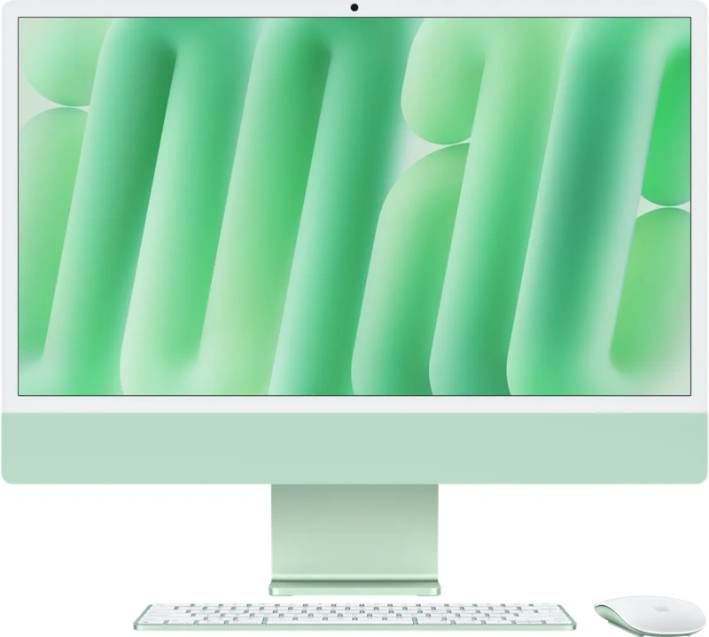 Apple iMac 24 inch M4 (8 core CPU/8 core GPU) 16GB/256GB Groen QWERTY