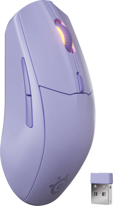 SteelSeries Rival 3 Gen 2 Draadloze Gaming Muis Lavendel