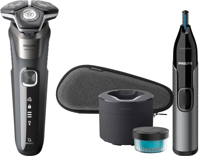 Philips Shaver Series 5000 S5887/50 + Philips Neustrimmer