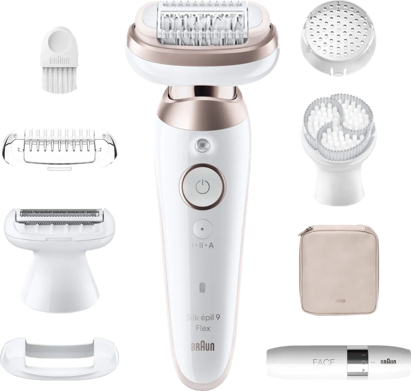 Braun Silk·épil 9 Flex 9-360 3D Wit/Roze Titan