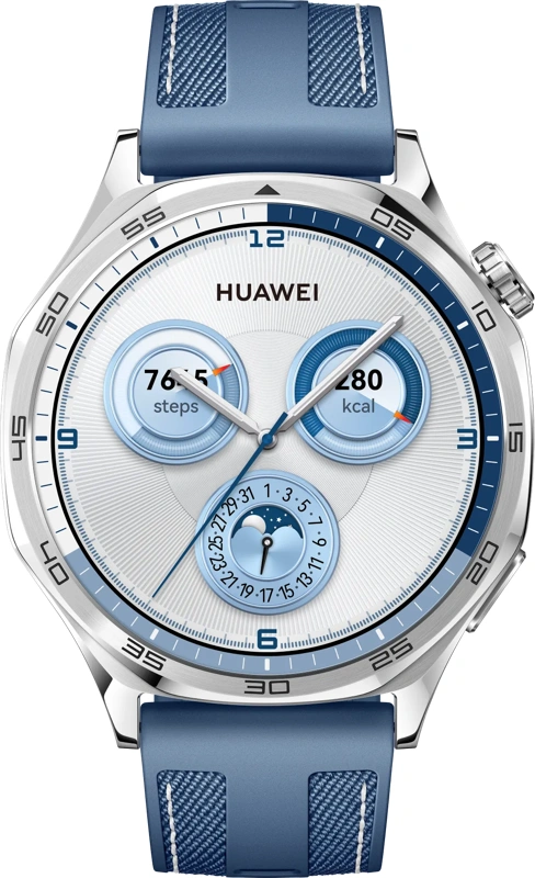 Huawei Watch GT5 Zilver/Blauw 46mm