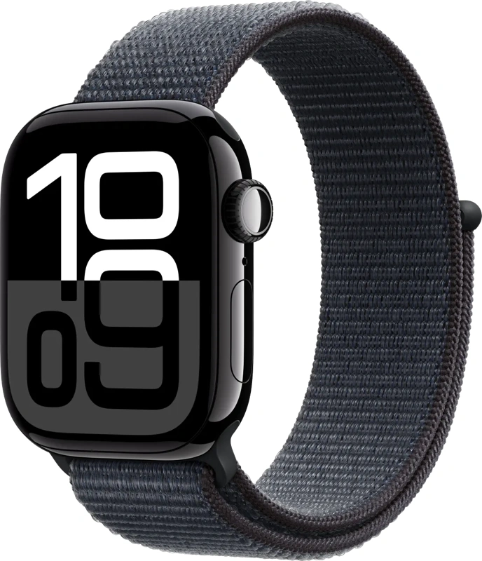 Apple Watch Series 10 4G 42mm Zwart Sport Loop